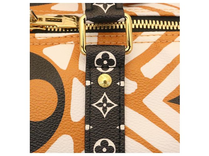 LOUIS VUITTON LV Crafty Keepall Bandouliere 45 Boston Caramel M45473 Auth 29194S Caramello Monogramma - vista 21