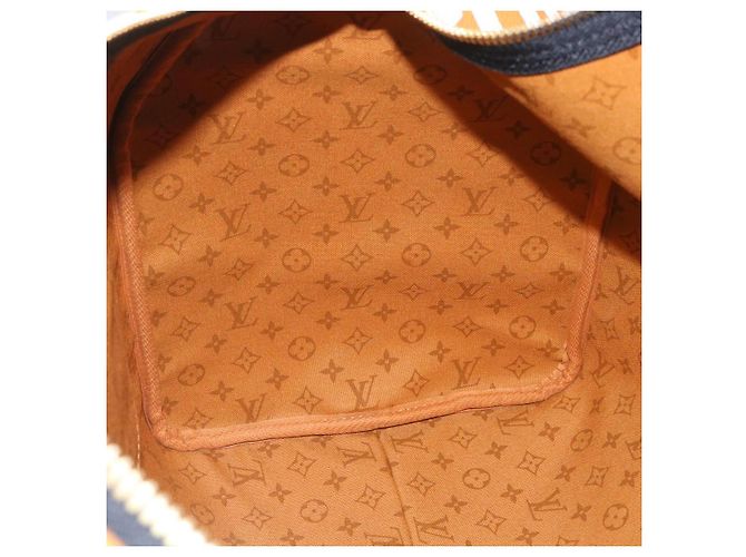 LOUIS VUITTON LV Crafty Keepall Bandouliere 45 Boston Caramel M45473 Auth 29194S Caramello Monogramma - vista 23