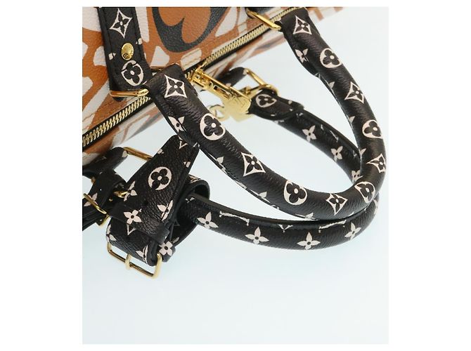 LOUIS VUITTON LV Crafty Keepall Bandouliere 45 Boston Caramel M45473 Auth 29194S Caramello Monogramma - vista 7