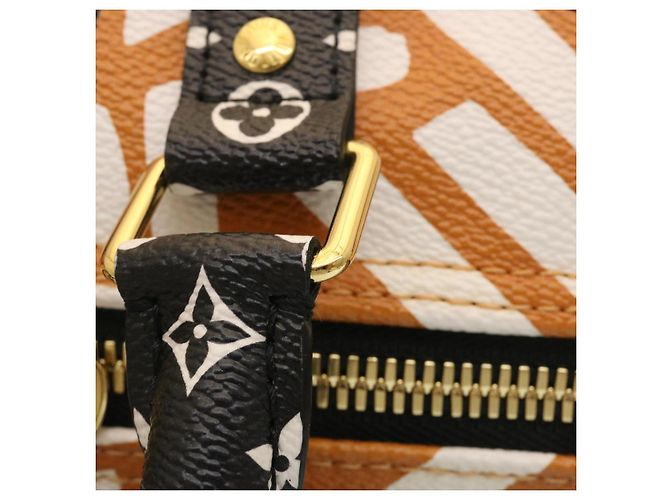 LOUIS VUITTON LV Crafty Keepall Bandouliere 45 Boston Caramel M45473 Auth 29194S Caramello Monogramma - vista 8