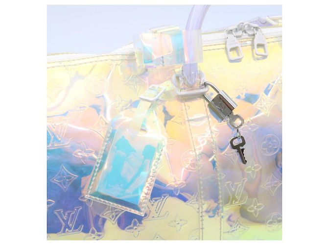 LOUIS VUITTON Monogram Prism Keepall Bandouliere 50 BostonBag M53271 Auth 28628S Multicolore - vista 18