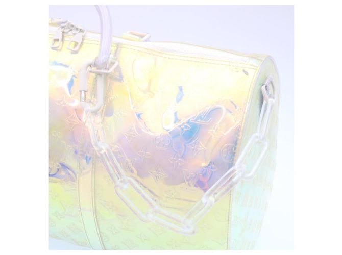 LOUIS VUITTON Monogram Prism Keepall Bandouliere 50 BostonBag M53271 Auth 28628S Multicolore - vista 19