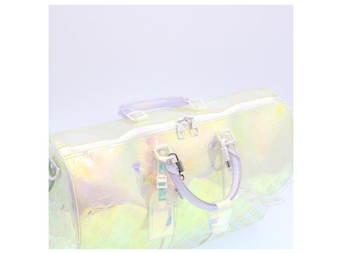 LOUIS VUITTON Monogram Prism Keepall Bandouliere 50 BostonBag M53271 Auth 28628S Multicolore - vista 6