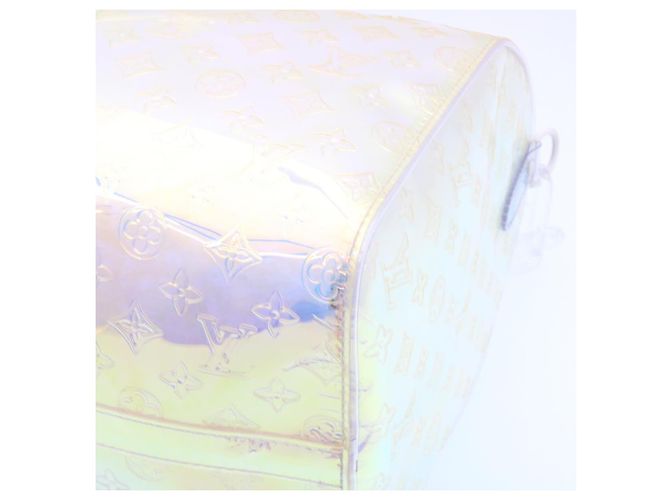 LOUIS VUITTON Monogram Prism Keepall Bandouliere 50 BostonBag M53271 Auth 28628S Multicolore - vista 9