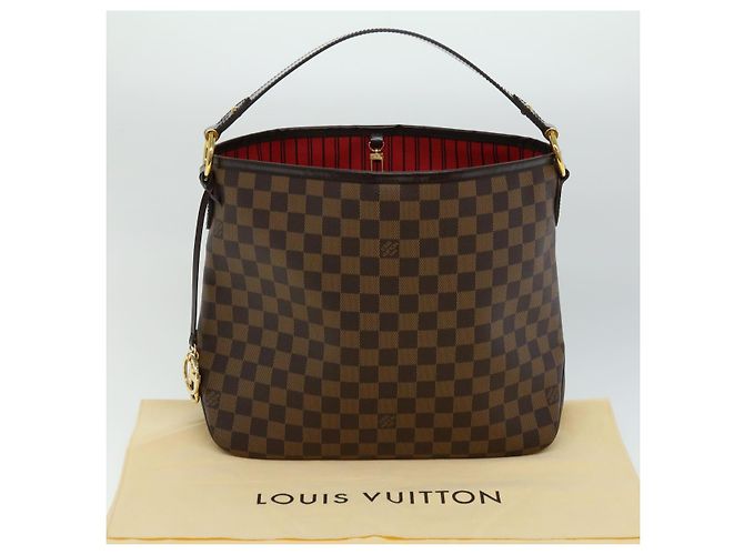 LOUIS VUITTON Borsa a Spalla Delightful PM Damier Ebene N41459 LV Auth 32626SA - vista 12