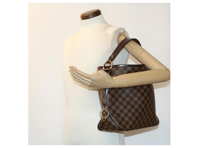 LOUIS VUITTON Borsa a Spalla Delightful PM Damier Ebene N41459 LV Auth 32626SA - vista 3