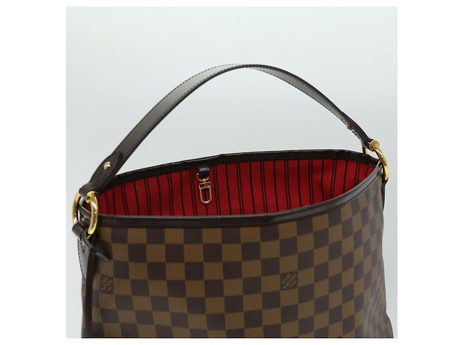 LOUIS VUITTON Borsa a Spalla Delightful PM Damier Ebene N41459 LV Auth 32626SA - vista 7