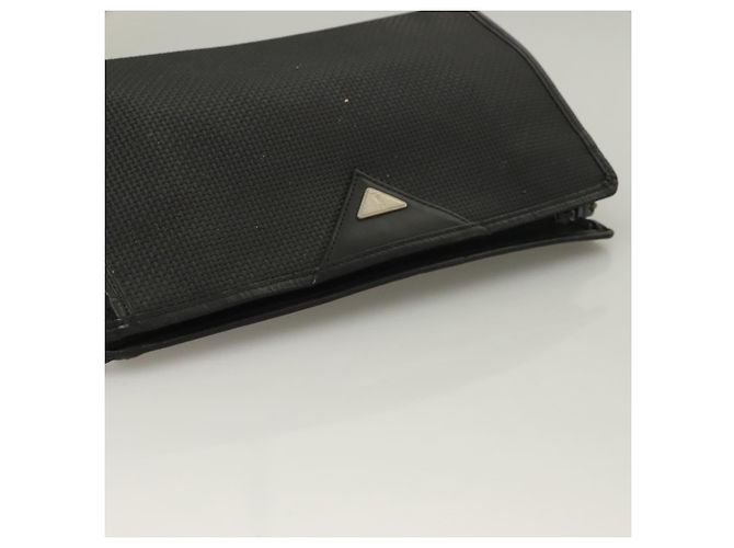 SAINT LAURENT Clutch Borsa in Pelle PVC 4Set Nero Grigio Beige Auth bs27239 Marrone - vista 23