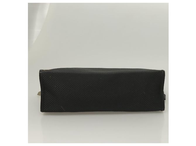 SAINT LAURENT Clutch Borsa in Pelle PVC 4Set Nero Grigio Beige Auth bs27239 Marrone - vista 24