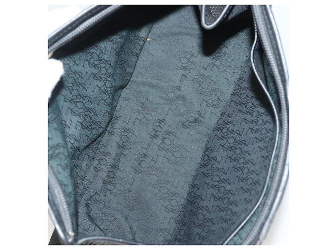 SAINT LAURENT Clutch Borsa in Pelle PVC 4Set Nero Grigio Beige Auth bs27239 Marrone - vista 25