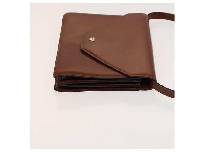 BALLY Borsa a Spalla in Pelle 2 Set Nero Marrone Auth BA3726 - vista 12