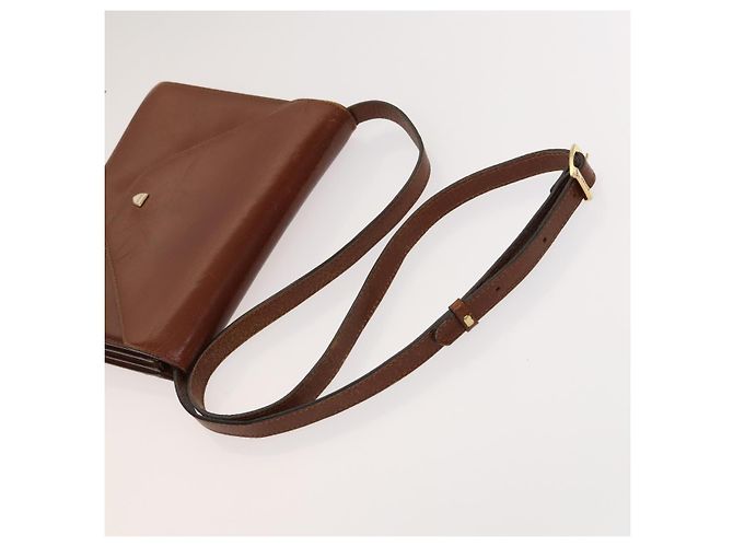 BALLY Borsa a Spalla in Pelle 2 Set Nero Marrone Auth BA3726 - vista 13