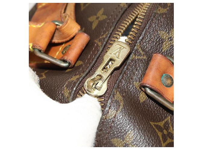 LOUIS VUITTON Borsa Boston Monogram Keepall 55 M41424 LV Auth bs27742 Monogramma - vista 10