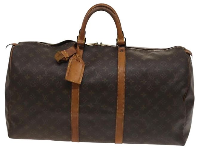 LOUIS VUITTON Borsa Boston Monogram Keepall 55 M41424 LV Auth bs27742 Monogramma - vista 13