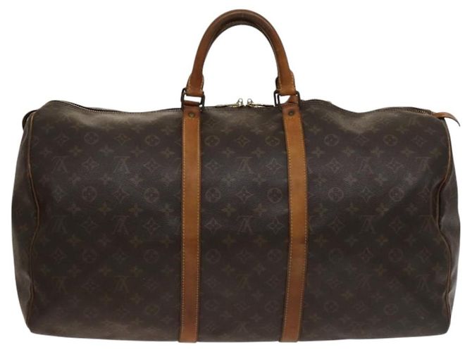 LOUIS VUITTON Borsa Boston Monogram Keepall 55 M41424 LV Auth bs27742 Monogramma - vista 2