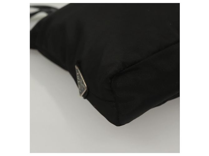 Borsa a Spalla PRADA Nylon Nero Argento Autentica 130183 - vista 15