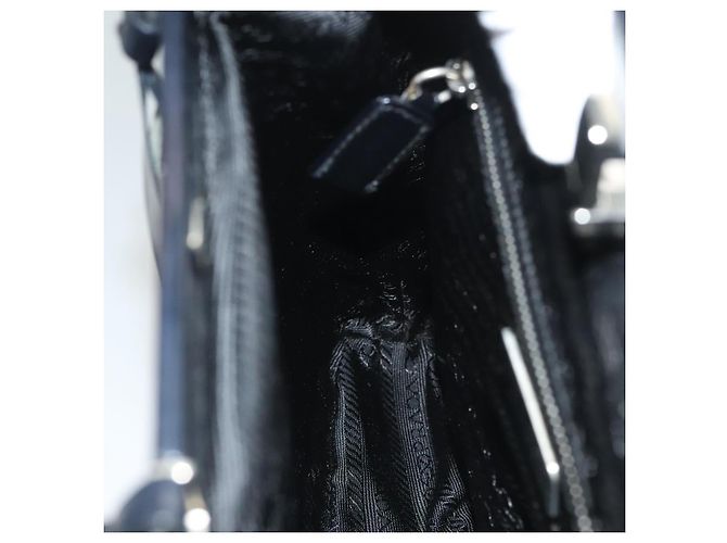 Borsa a Spalla PRADA Nylon Nero Argento Autentica 130183 - vista 22