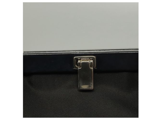 Borsa a Spalla PRADA Nylon Nero Argento Autentica 130183 - vista 9