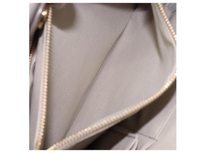 Borsa a mano Vala in pelle grigia e oro Salvatore Ferragamo Auth bs27995 Marrone D'oro - vista 21