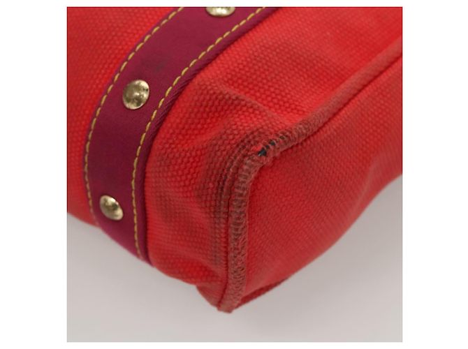 LOUIS VUITTON Antigua Cabas MM Borsa Tote Rossa M40034 LV Auth BA1930 Rosso - vista 11