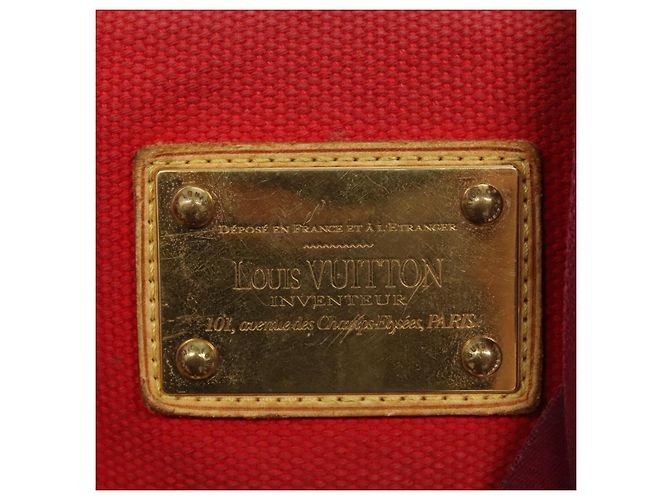 LOUIS VUITTON Antigua Cabas MM Borsa Tote Rossa M40034 LV Auth BA1930 Rosso - vista 14