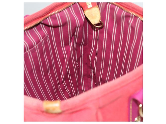 LOUIS VUITTON Antigua Cabas MM Borsa Tote Rossa M40034 LV Auth BA1930 Rosso - vista 19