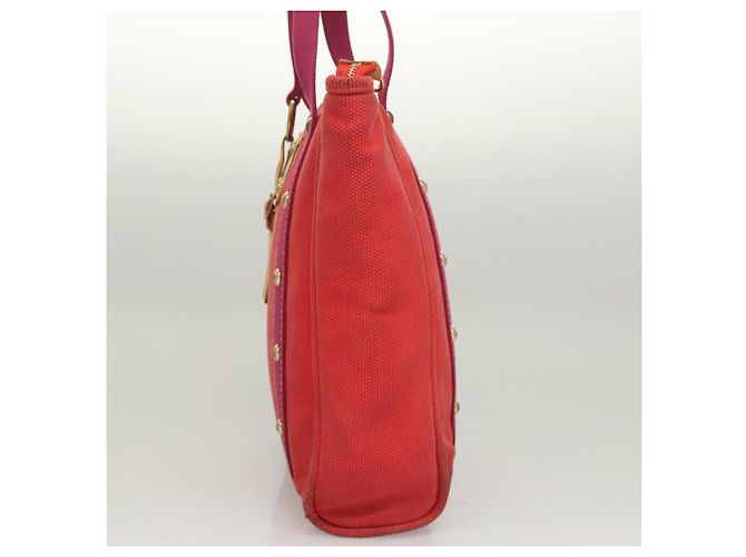 LOUIS VUITTON Antigua Cabas MM Borsa Tote Rossa M40034 LV Auth BA1930 Rosso - vista 4