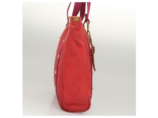 LOUIS VUITTON Antigua Cabas MM Borsa Tote Rossa M40034 LV Auth BA1930 Rosso - vista 5