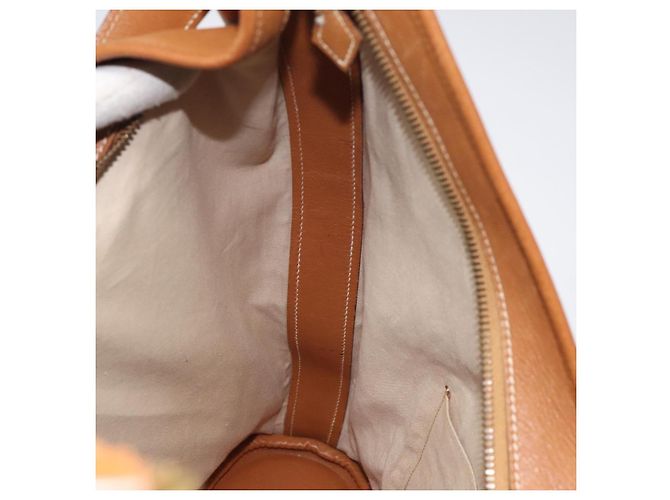 Hermès HERMES Borsa a Spalla Duska Pelle Marrone Oro Auth bs25701 D'oro - vista 18