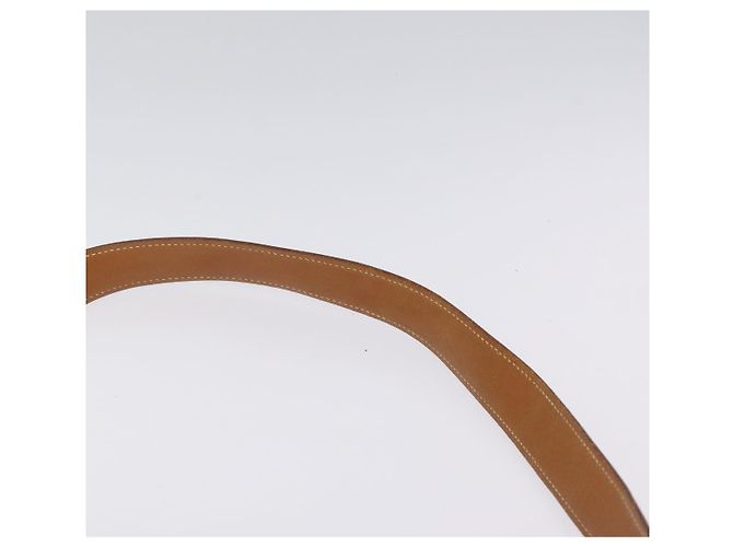 Hermès HERMES Borsa a Spalla Duska Pelle Marrone Oro Auth bs25701 D'oro - vista 8