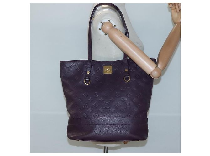 LOUIS VUITTON Borsa Citadines PM Monogram Empreinte Viola M94049 LV Auth bs25756 Porpora - vista 22