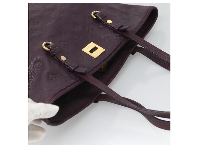 LOUIS VUITTON Borsa Citadines PM Monogram Empreinte Viola M94049 LV Auth bs25756 Porpora - vista 7