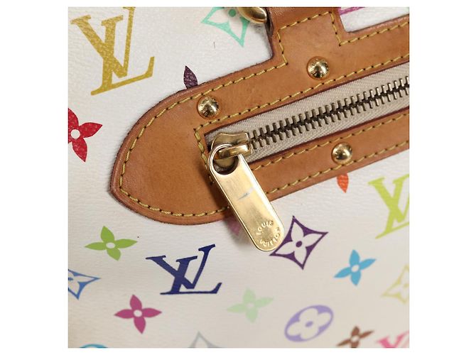LOUIS VUITTON Bolsa Rita 2way Monograma Multicolor Branco M40125 LV Auth 125339V - vista 14