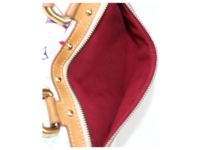 LOUIS VUITTON Bolsa Rita 2way Monograma Multicolor Branco M40125 LV Auth 125339V - vista 15