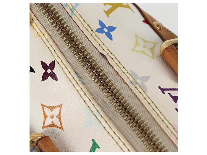 LOUIS VUITTON Bolsa Rita 2way Monograma Multicolor Branco M40125 LV Auth 125339V - vista 19