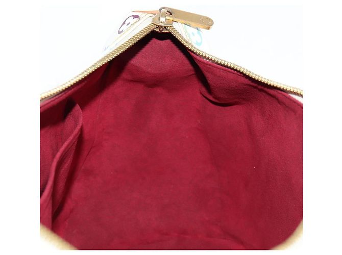 LOUIS VUITTON Bolsa Rita 2way Monograma Multicolor Branco M40125 LV Auth 125339V - vista 24