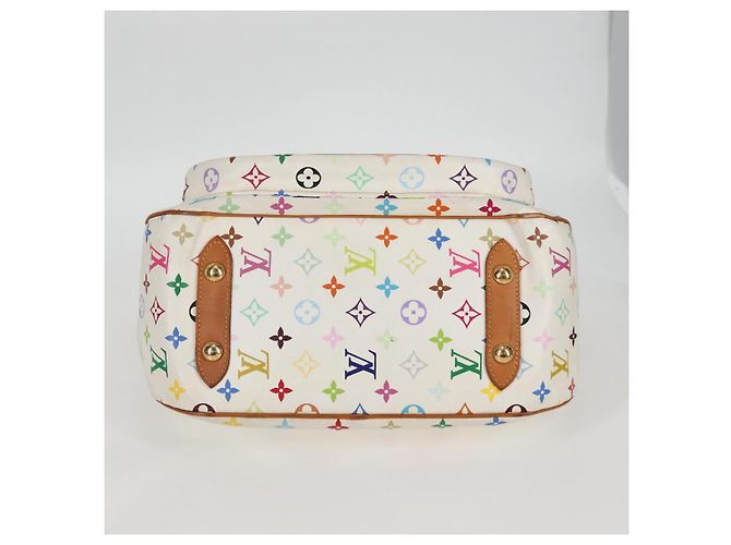 LOUIS VUITTON Bolsa Rita 2way Monograma Multicolor Branco M40125 LV Auth 125339V - vista 9