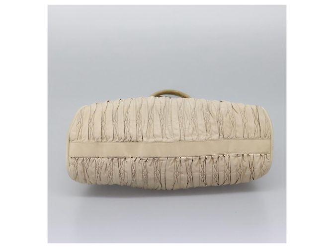 BALLY Borsa Tote in Pelle Beige Oro Auth am8137 D'oro - vista 10