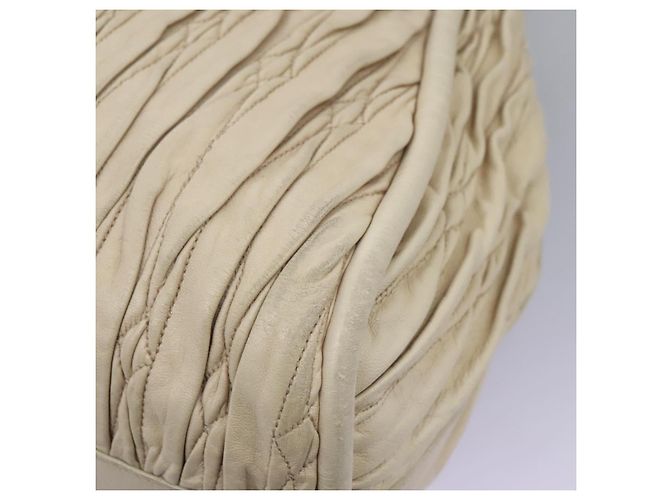BALLY Borsa Tote in Pelle Beige Oro Auth am8137 D'oro - vista 12