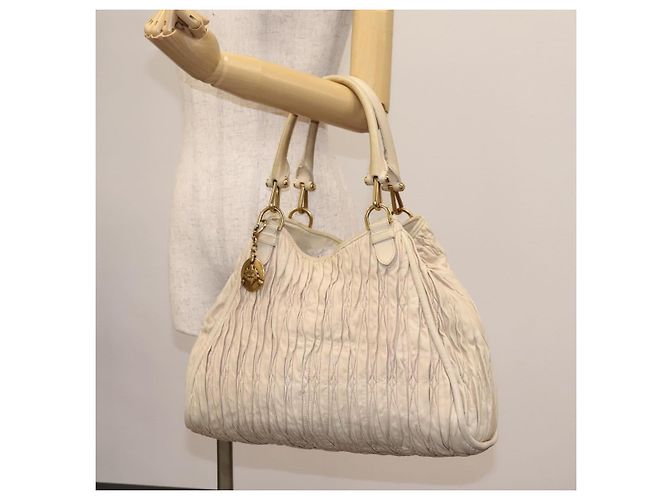 BALLY Borsa Tote in Pelle Beige Oro Auth am8137 D'oro - vista 24
