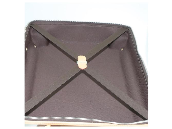LOUIS VUITTON Valigia a Rulli Horizon 55 in Titanio Monogram M41226 LV Auth ak157SM Argento - vista 22