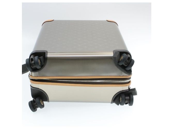 LOUIS VUITTON Valigia a Rulli Horizon 55 in Titanio Monogram M41226 LV Auth ak157SM Argento - vista 8
