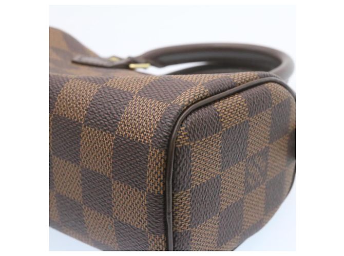 LOUIS VUITTON Mini Speedy Borsa a Mano Damier Ebene M41534 LV Auth 25202SM - vista 15