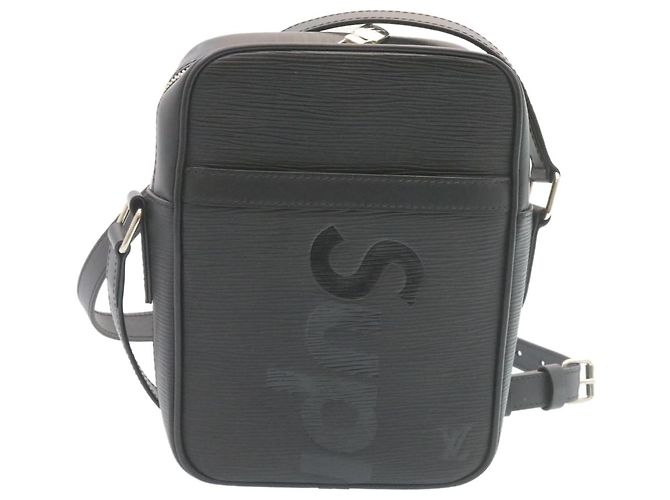 LOUIS VUITTON Borsa a Spalla Danube Epi Supreme Nera M53431 LV Auth ar5973SM Nero - vista 13