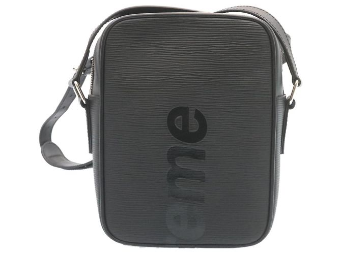 LOUIS VUITTON Borsa a Spalla Danube Epi Supreme Nera M53431 LV Auth ar5973SM Nero - vista 2