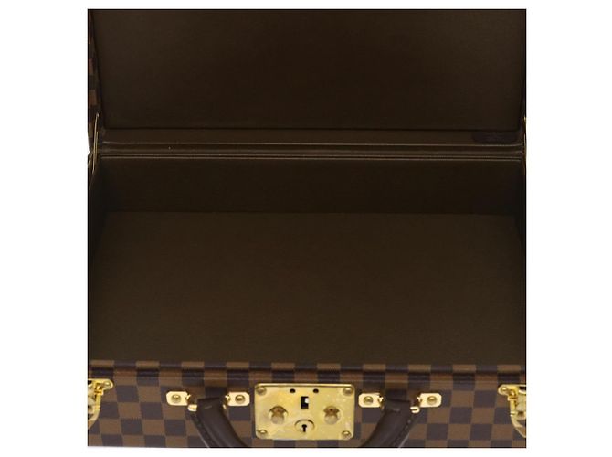LOUIS VUITTON Trunk Presidente Damier Ebene SPO N47500 LV Auth 29584SM - vista 10