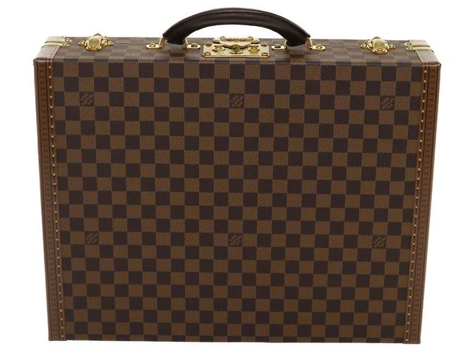 LOUIS VUITTON Trunk Presidente Damier Ebene SPO N47500 LV Auth 29584SM - vista 13
