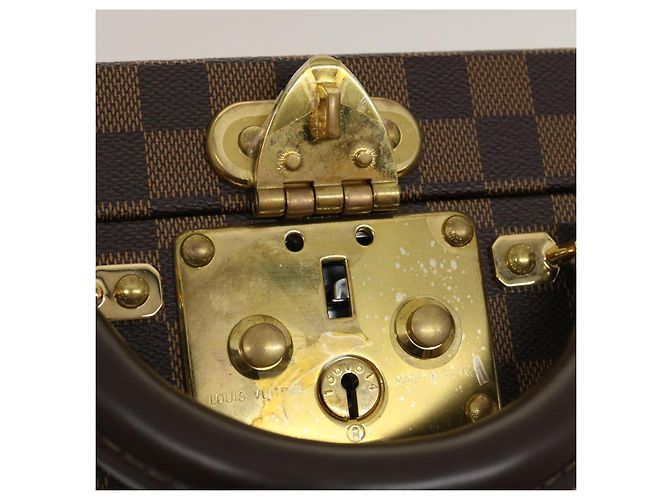 LOUIS VUITTON Trunk Presidente Damier Ebene SPO N47500 LV Auth 29584SM - vista 17
