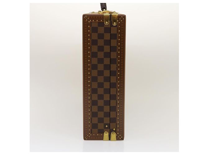 LOUIS VUITTON Trunk Presidente Damier Ebene SPO N47500 LV Auth 29584SM - vista 3