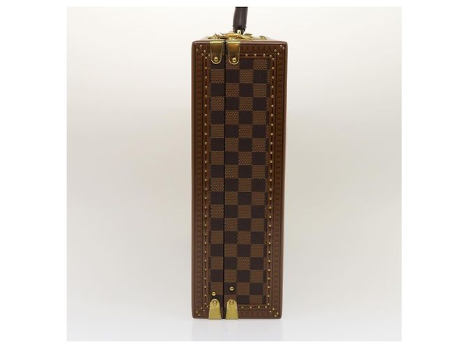 LOUIS VUITTON Trunk Presidente Damier Ebene SPO N47500 LV Auth 29584SM - vista 4
